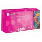 Blush Large Nitrile gloves pink pk 200